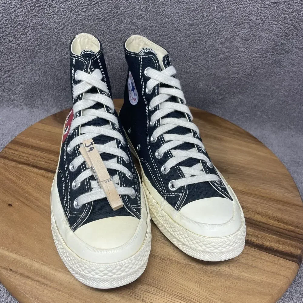 Converse Chuck Taylor All Star 70 High x Comme des Garcons CDG Women’s Size 9 - Picture 8 of 8
